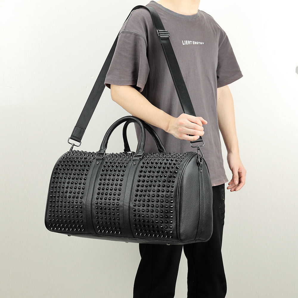 Sac de voyage à grande capacité avec rivets à courte distance