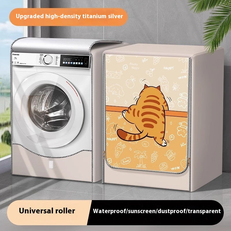 Rouleau Laver la machine Couverture imperméable Couverture solaire Couverture de poussière Protection UV