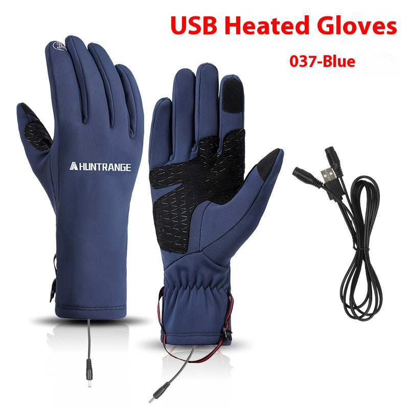 USB Chauffage électrique Gants de chauffage Winter Outdoors Sports Ski Warm Imperméable