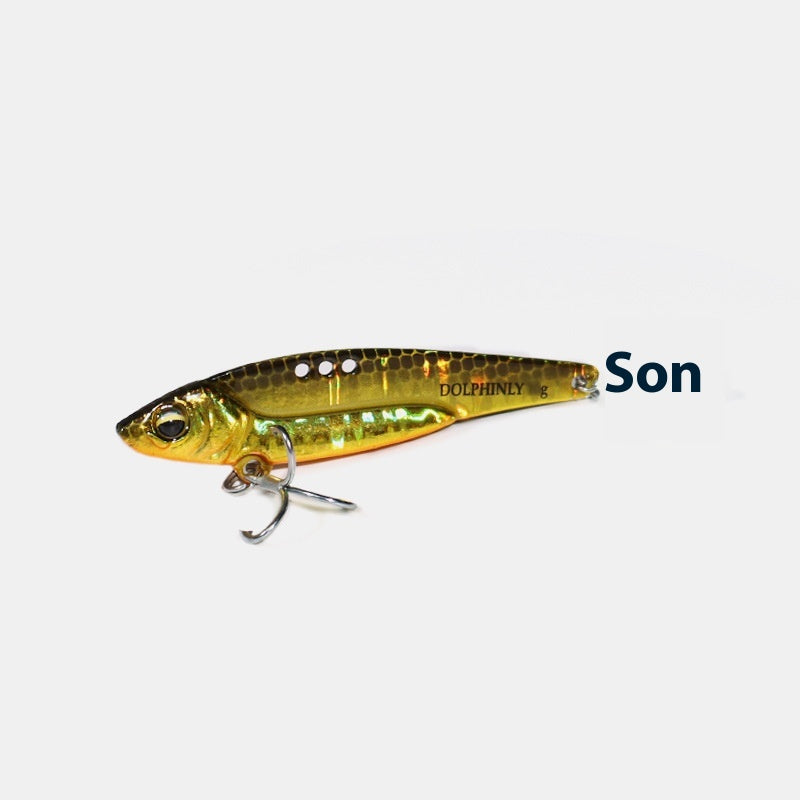 Dragon Dent VIB Lure Cuivre enduit de plomb VIB Tossing Sequins Metal