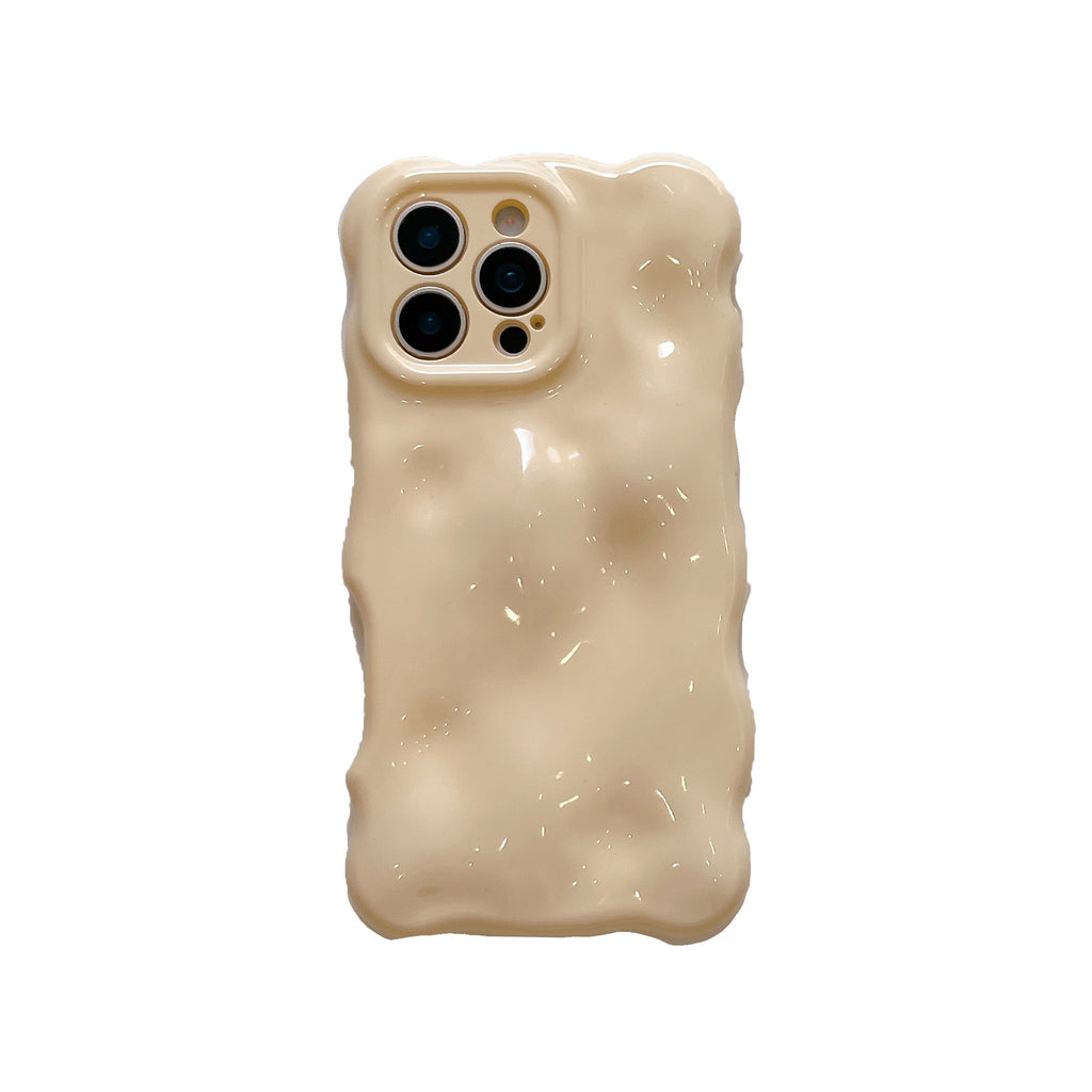 Solid Couleur Wave Shell Phone Case