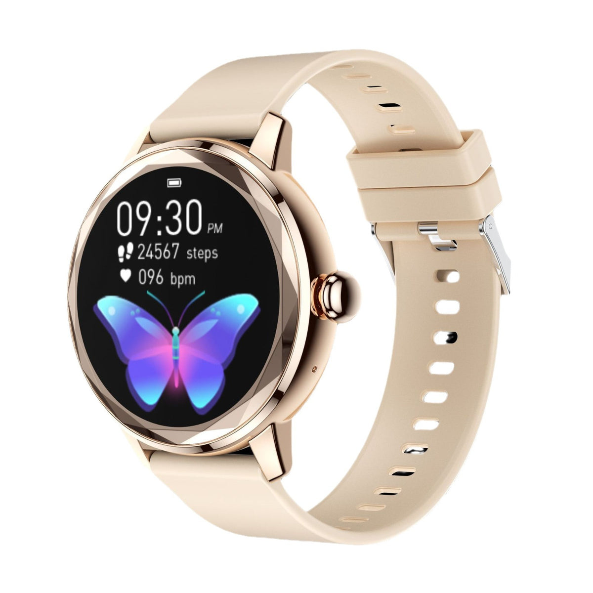 L'apparence mode des femmes Petite Exquise Real Heart Rate Blood Oxygen Smart Watch