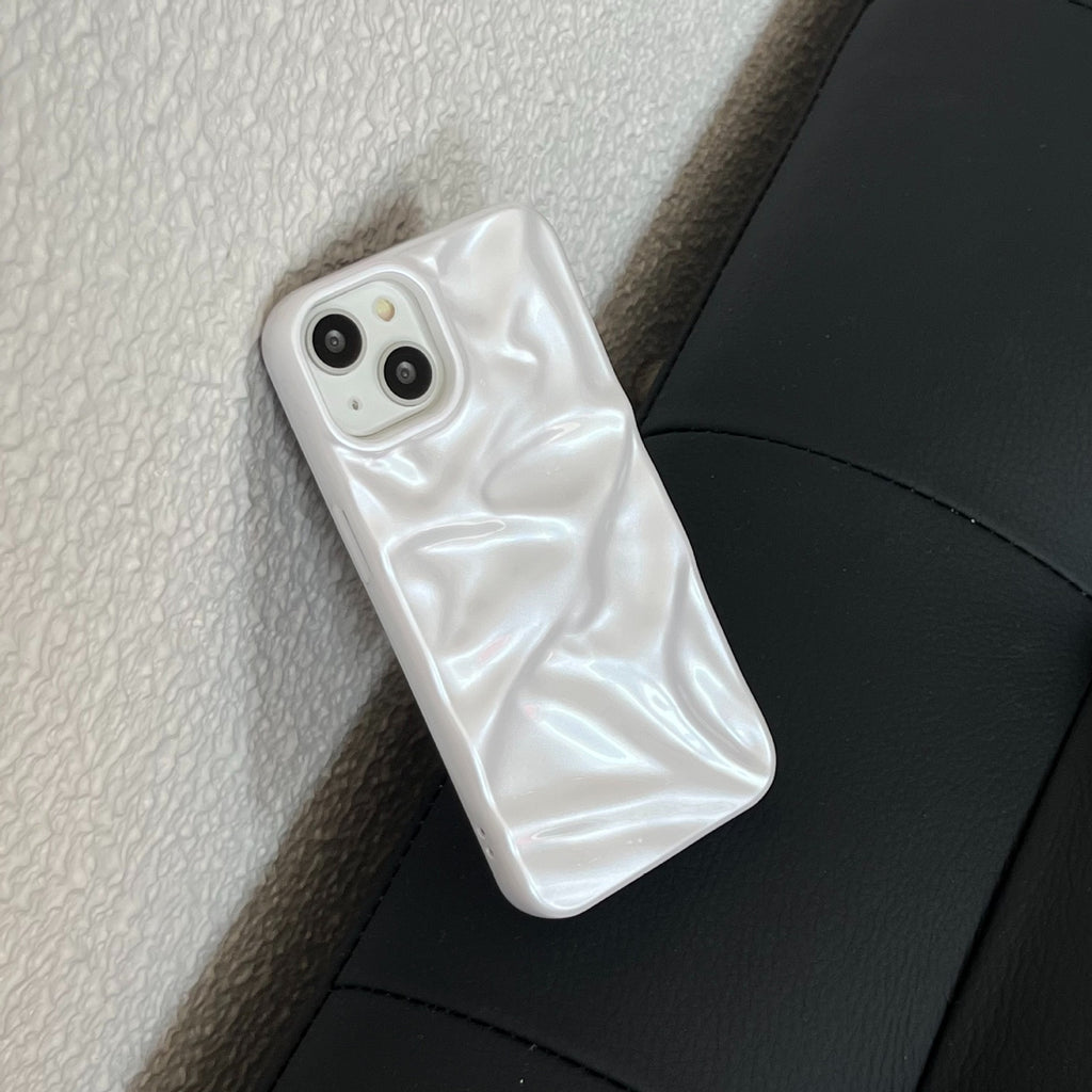 Electroplating Trois dimensions Pléate Pattern Shell Sens avancé