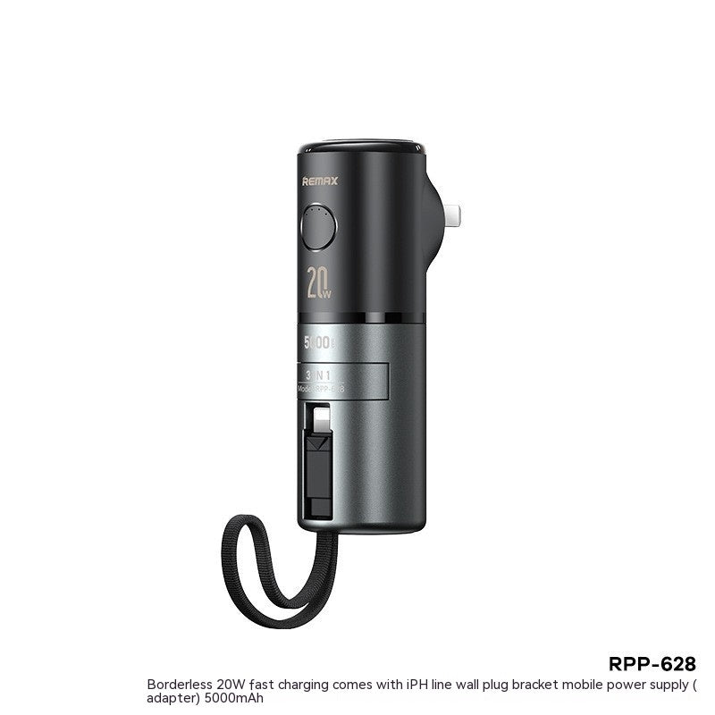 20W Charge rapide avec câble Alimentation mobile