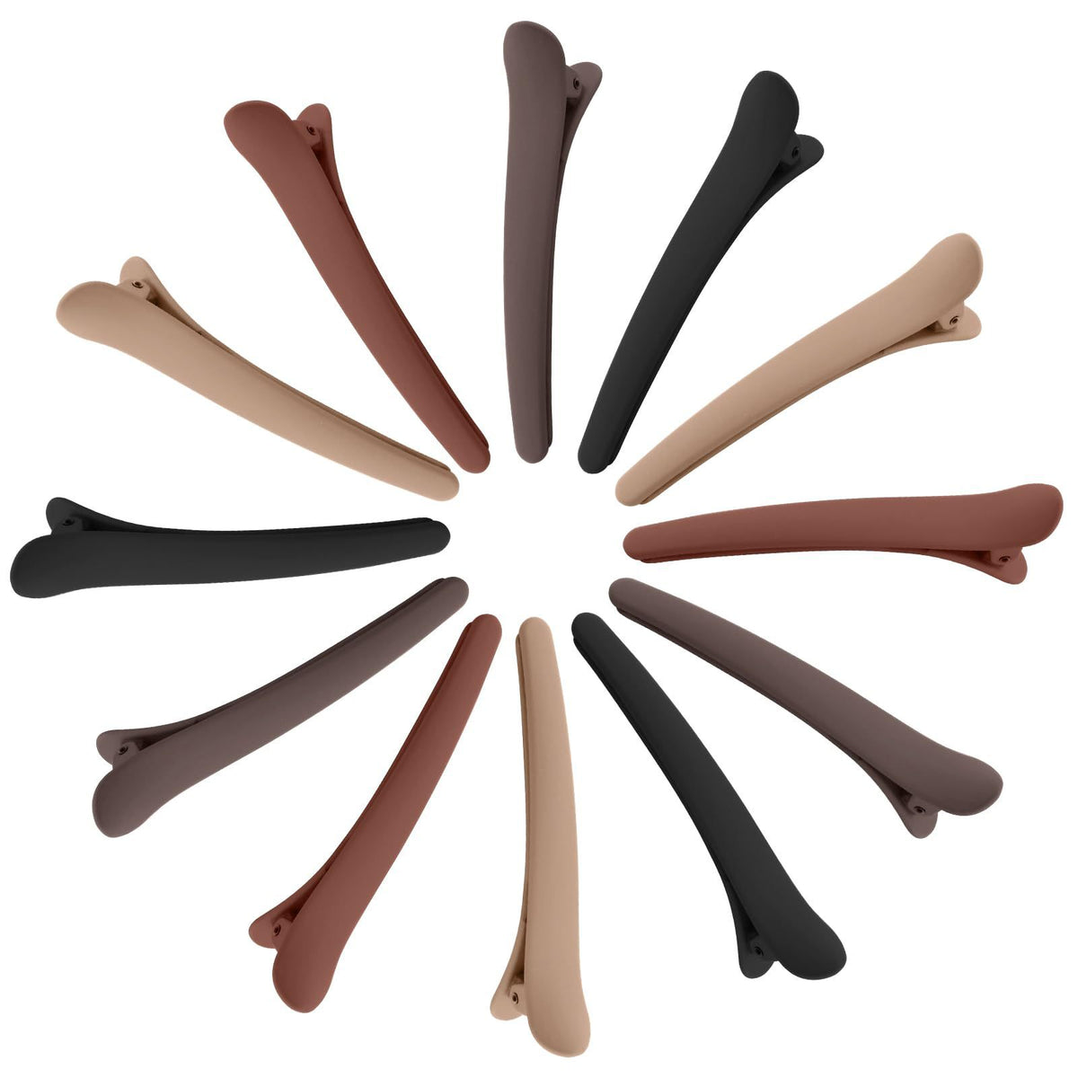Brun Matte cheveux Styling outil Bang Clip