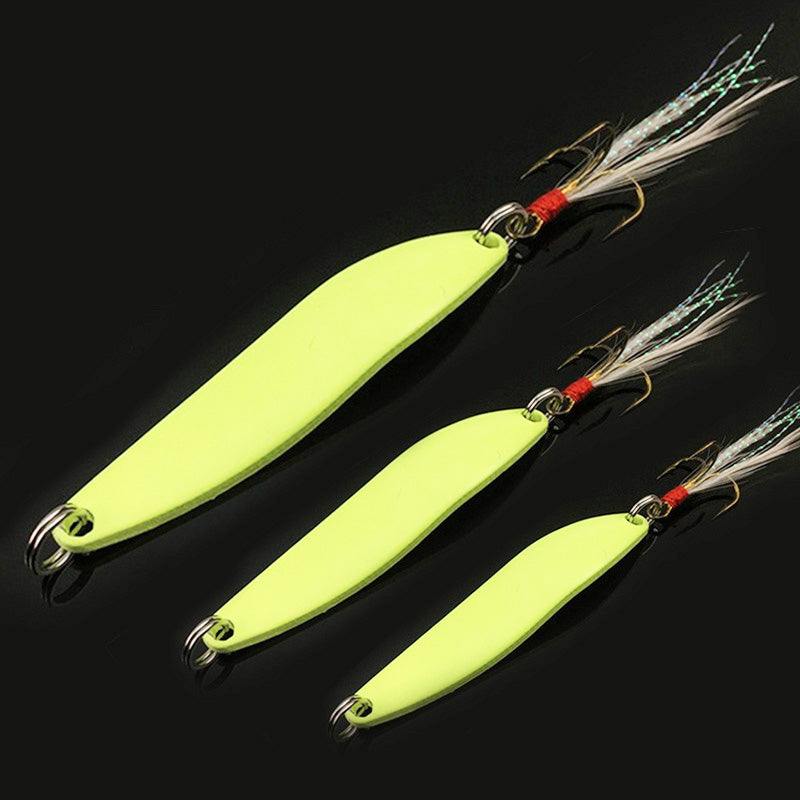 Sequin long S rotative Lech Lumineux Perche d'eau douce Fausse queue