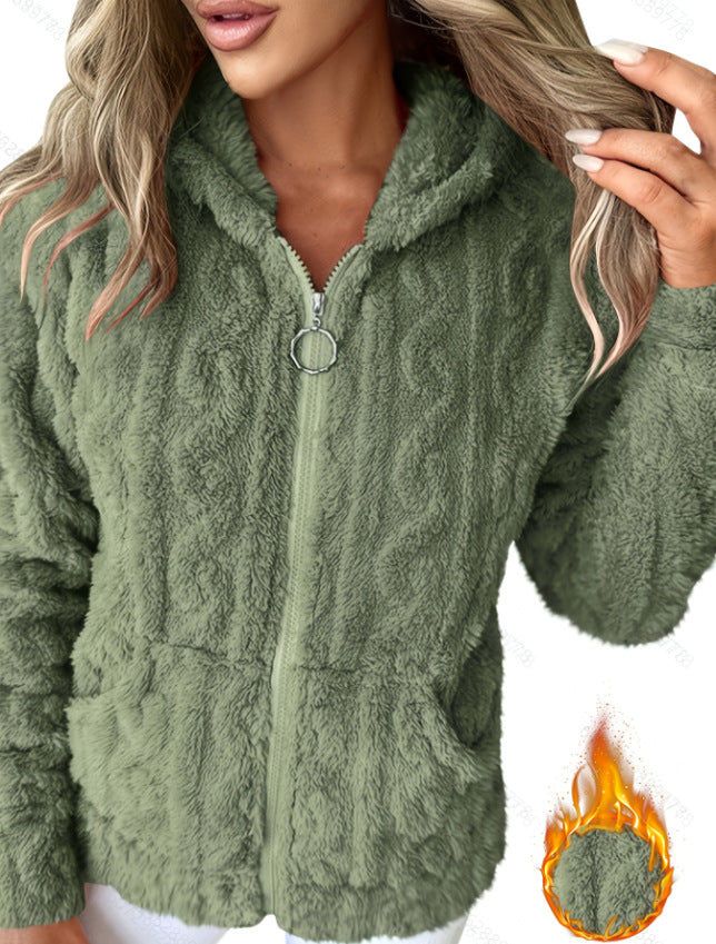 Veste Zip-up européenne et américaine automnehiver Hoodie