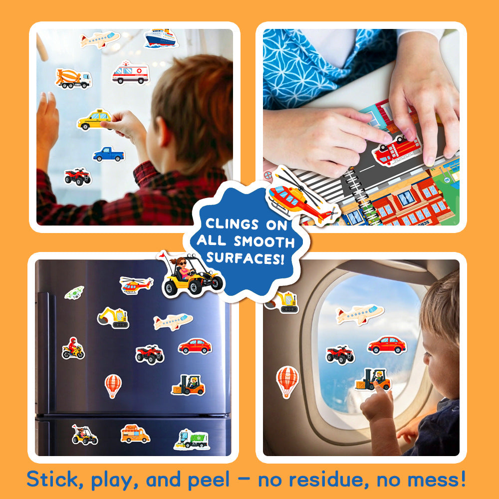 Jelly Stickers for Kids with Washable Stickers