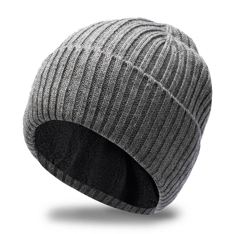 Chapeau d'hiver épais et chaud doublé de polaire