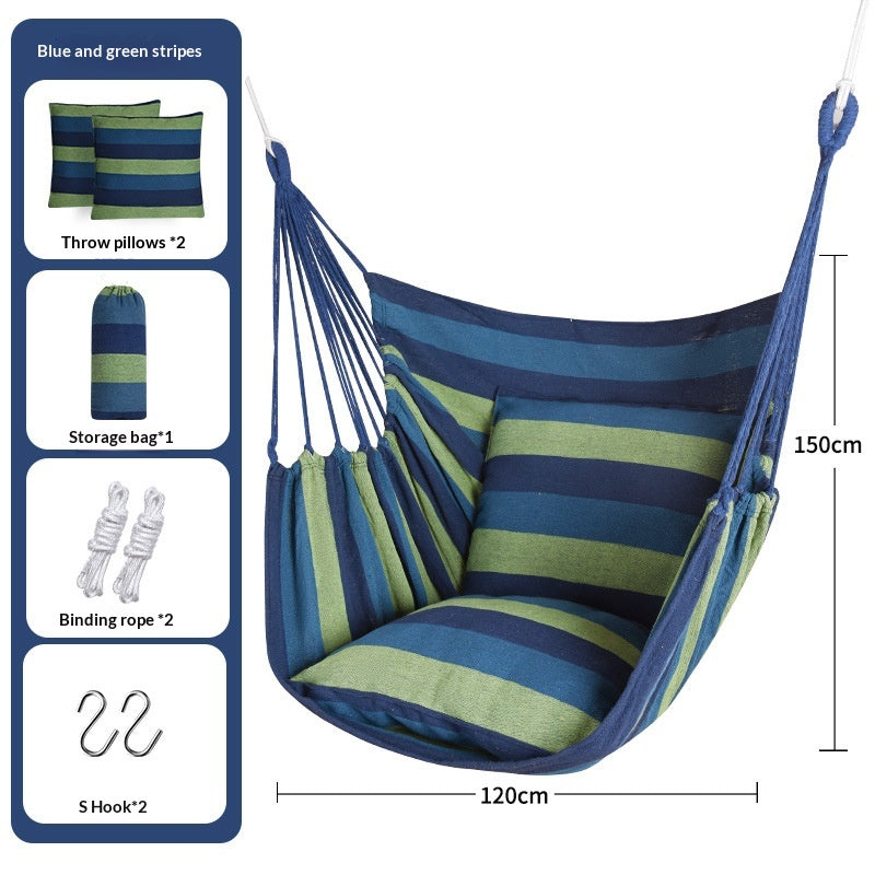 Cour intérieure Panier de suspension Lazy Outdoor Swing Chaise de suspension