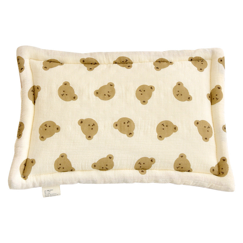Oreiller pour nouveau-né en coton Gauze Bonnet
