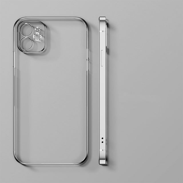 Étui de téléphone mobile ultramince transparent