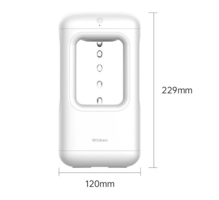 Humidificateur d'air Accueil Chambre tranquille Anti-gravité Eau Drop Humidificateur Atmosphère Lumière