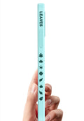 Personnalité et créativité Lanyard à coquilles de feuille d'érable ultra-mince givré