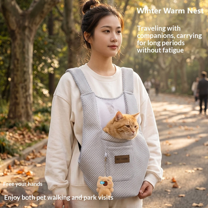 Sac à dos pour animaux d'été portable et confortable