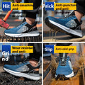 Chaussures de travail antidérapantes, résistantes à l'usure, légères et respirantes pour hommes