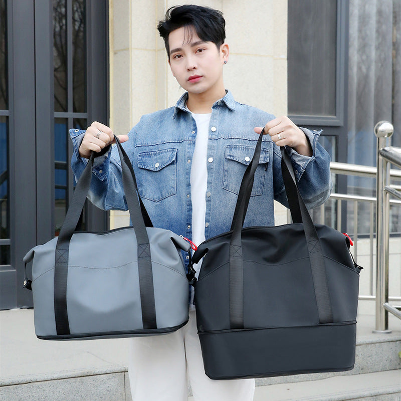 Séparation humide sèche Sac à main imperméable de grande capacité rétractable