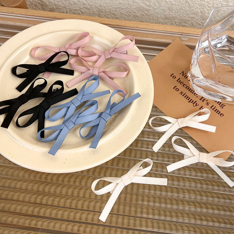 Dentelle style français Clip doux et épicé atmosphère Ribbon Petit Bowknot tissé Barrettes Pri