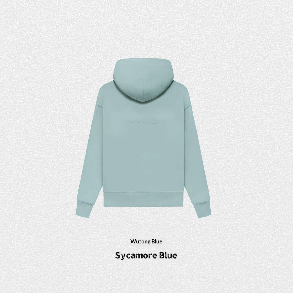 Hoodie d'automne de couleur solide doublée de polaire