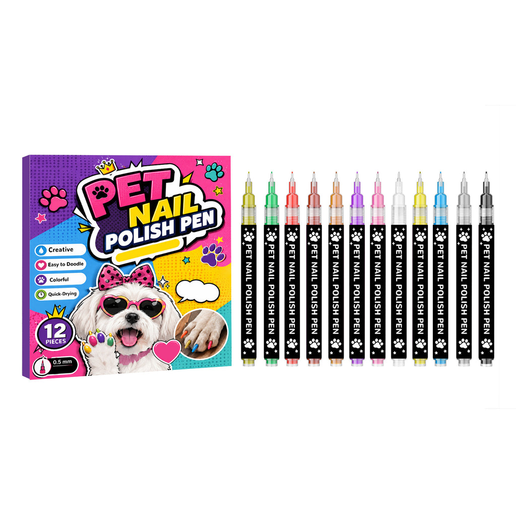 Stylo polonais à ongles de chien