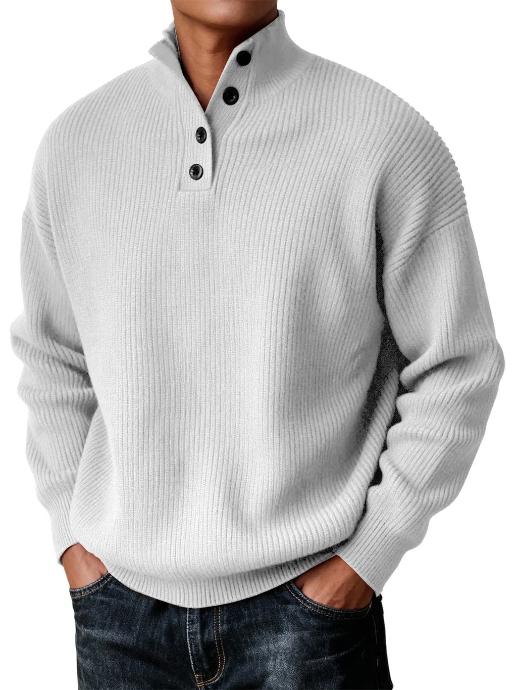 Chandail de maintien en hauteur pour hommes tricoté casual