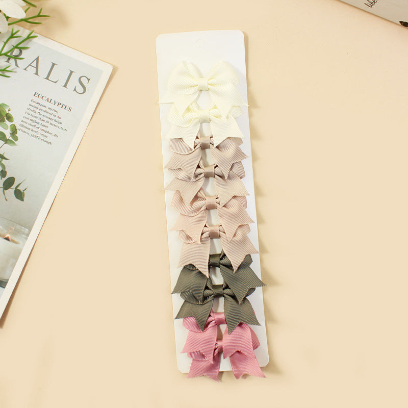 Vêtements de tête pour bébés Cheveux épingles Ornements pour enfants Bow Accessoires pour femmes