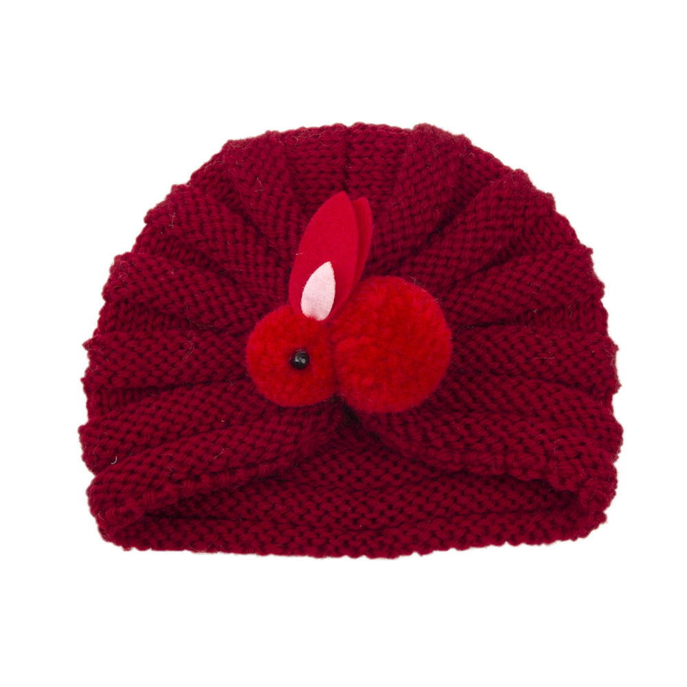 Enfants Chapeau tricoté en laine Automne Et l'hiver