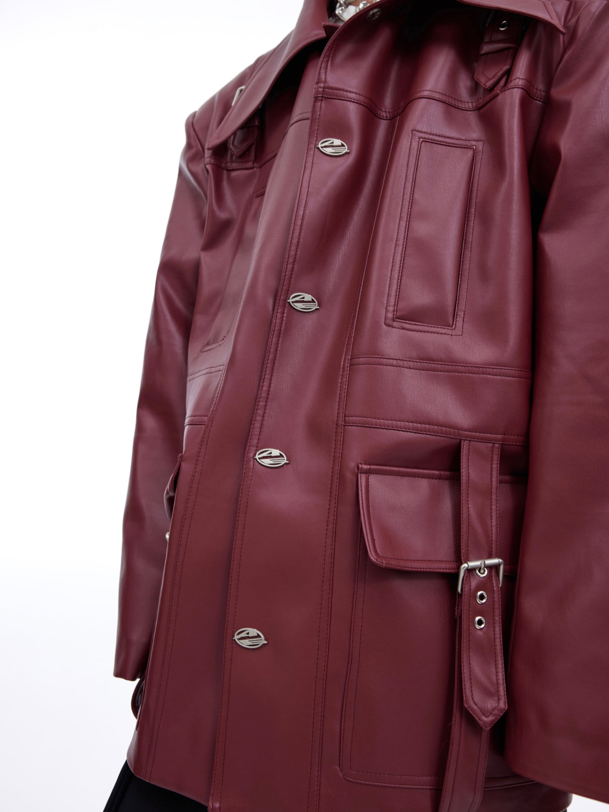Veste rouge design pour hommes
