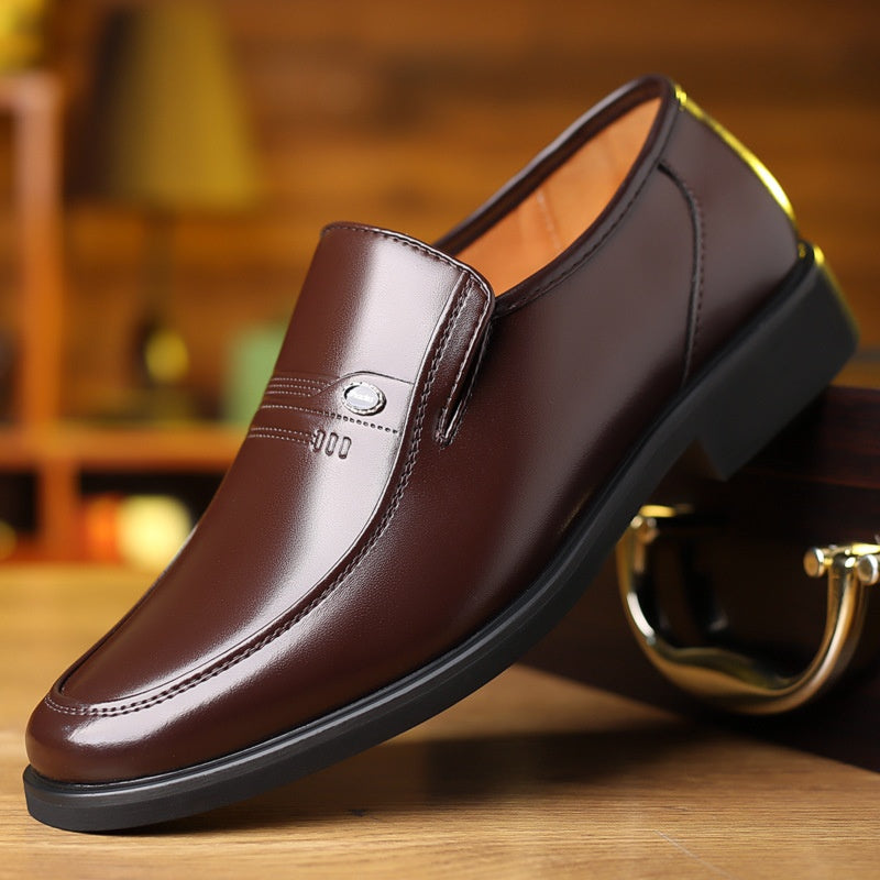 Chaussures en cuir pour hommes de printemps Plus-size