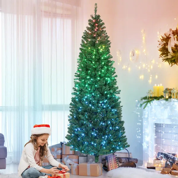 Arbre de Noël pré-éclairé de 7pi(Aucune expédition en week-end)