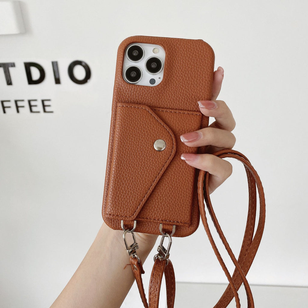 Porte-cartes japonaise et coréenne Étui de téléphone transverse