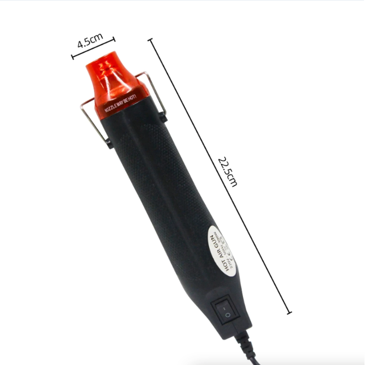 Mini pistolet à chaleur DIY Buses électriques Outil Air Gun Embossage Peinture de séchage USA
