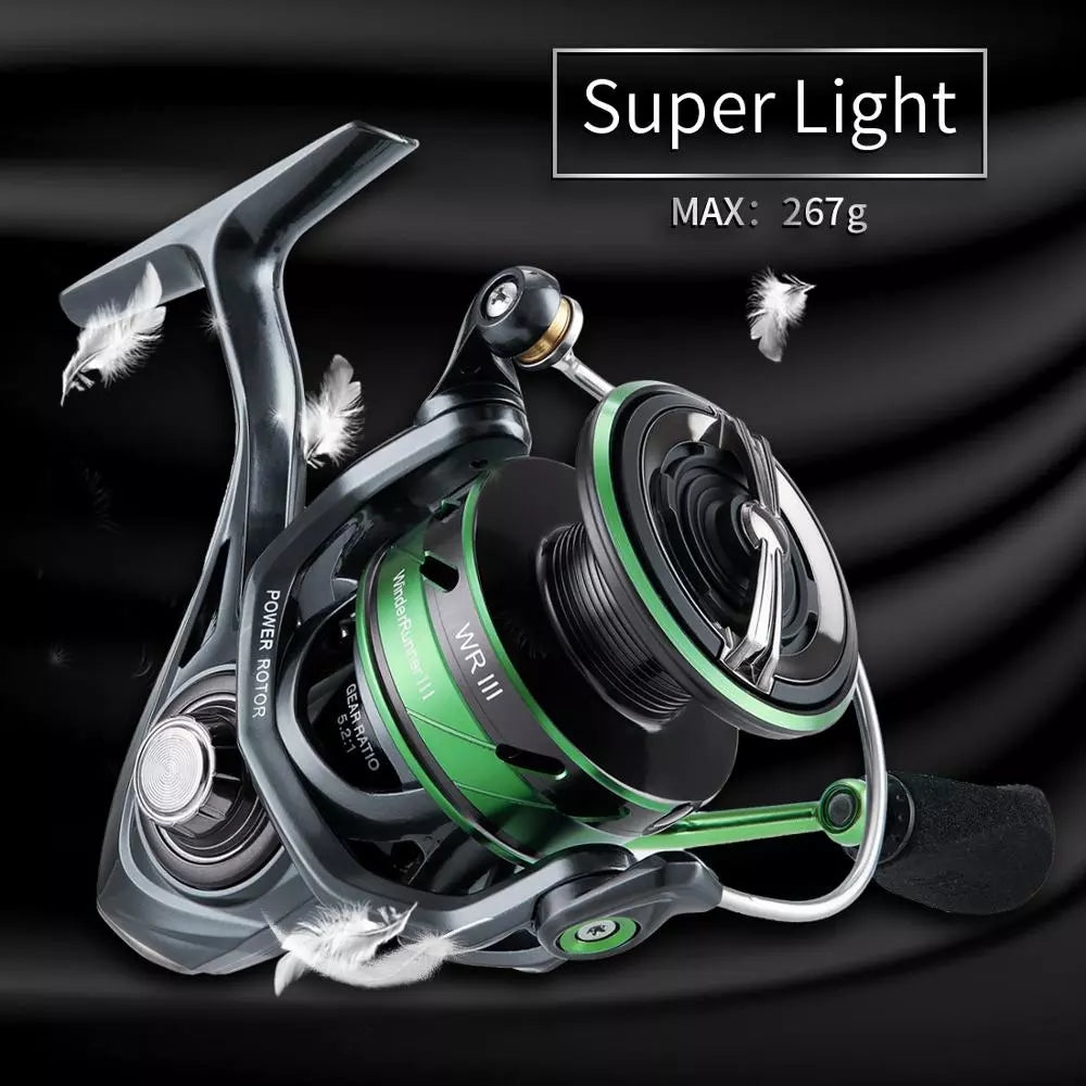 WR 3ème génération Sea Fishing Long Cast Rock Spinning Roue Fishing Reel