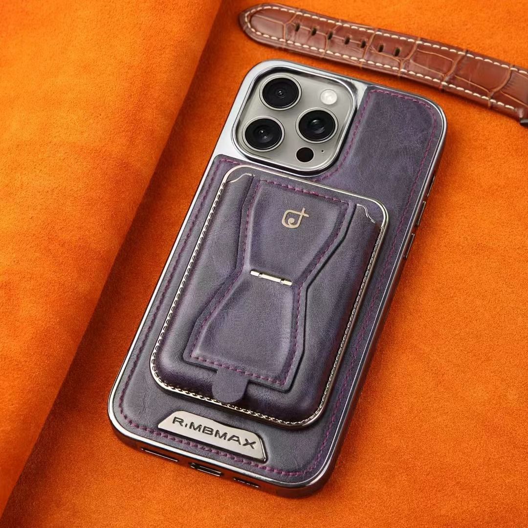 Coque téléphonique Magnetic Business Support pour hommes résistant à la chute