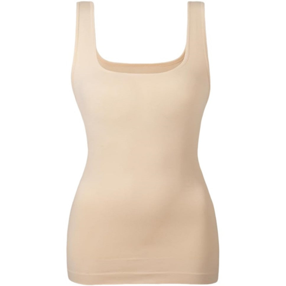 Tummy Control Femme Formewear Tank Tops Seamless Square Neck Compression Tops Slimming B