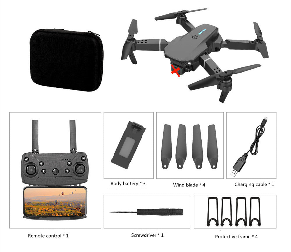 E88 Photographie drone de quatre axes pliants haute définition
