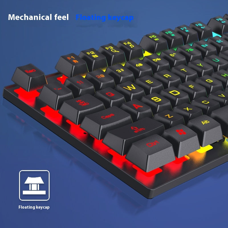 Wired Backlit Office Keyboard And Computer Accessories