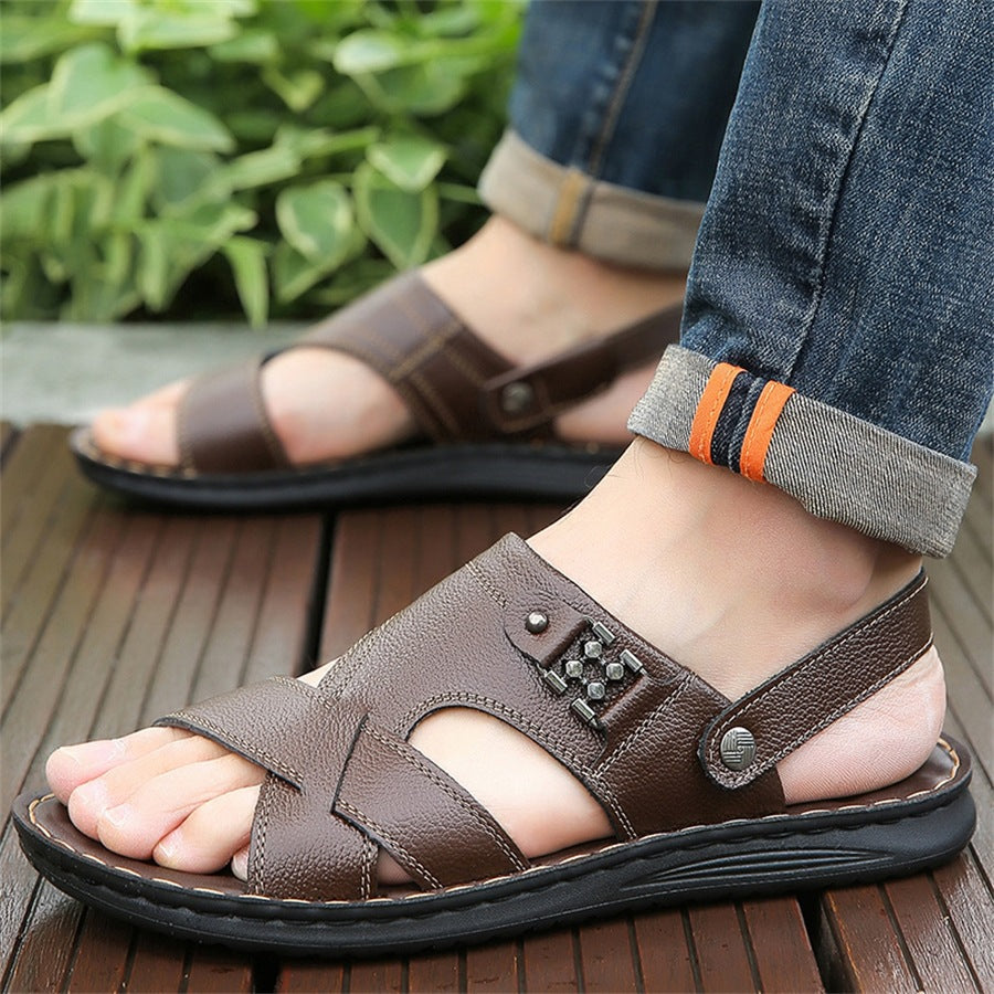 Chaussures de plage Non-dérapant et résistant à l'abrasion Sandales fashionable avec une semelle souple F