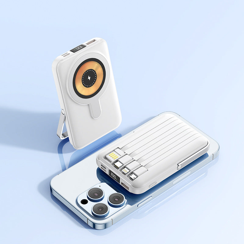Large Capacity Spring Magnetic Self-Contained Power Bank