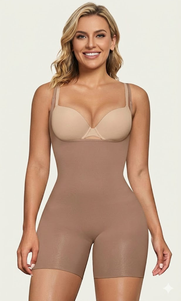 Open Bust Shapewear Tummy Control bodys for Women Seamless Compression High Waisted Bo