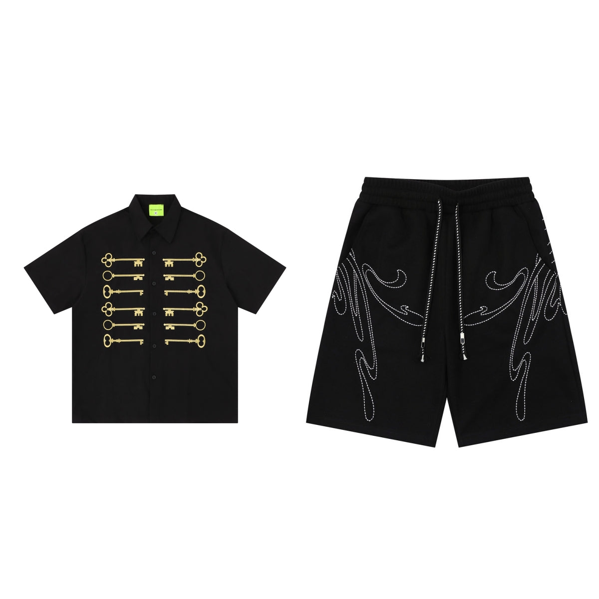 T-shirt à manches courtes rétro style américain pour le printemps et l'été