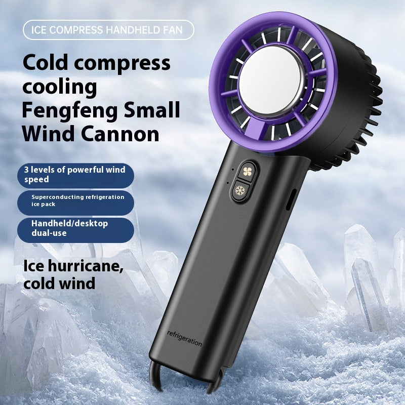 Ventilateur portatif de refroidissement à glace semi-conducteur