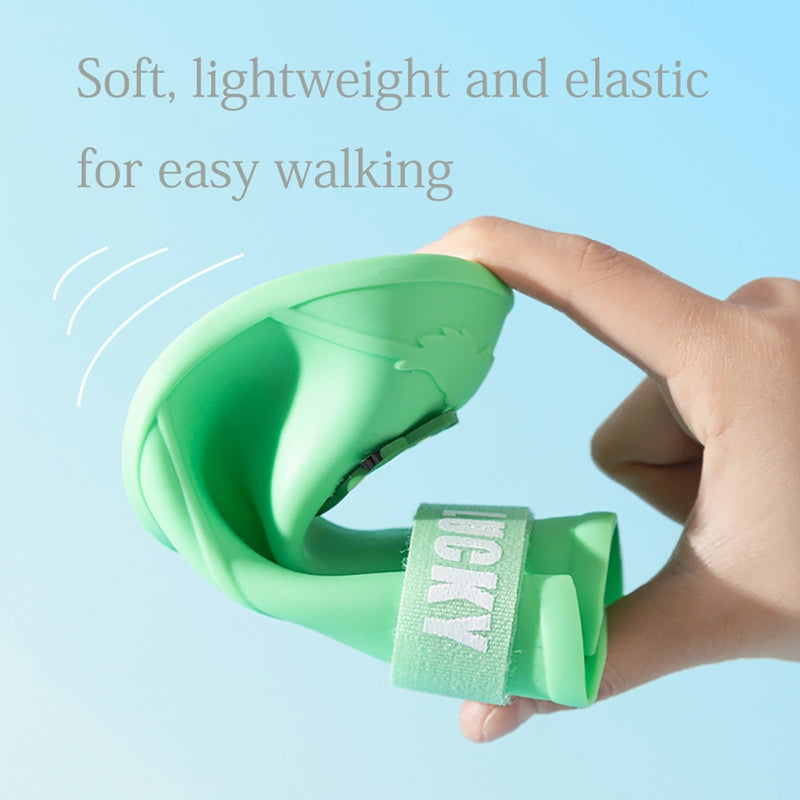 Rainshoe en caoutchouc antidérapant imperméable pour animaux de compagnie