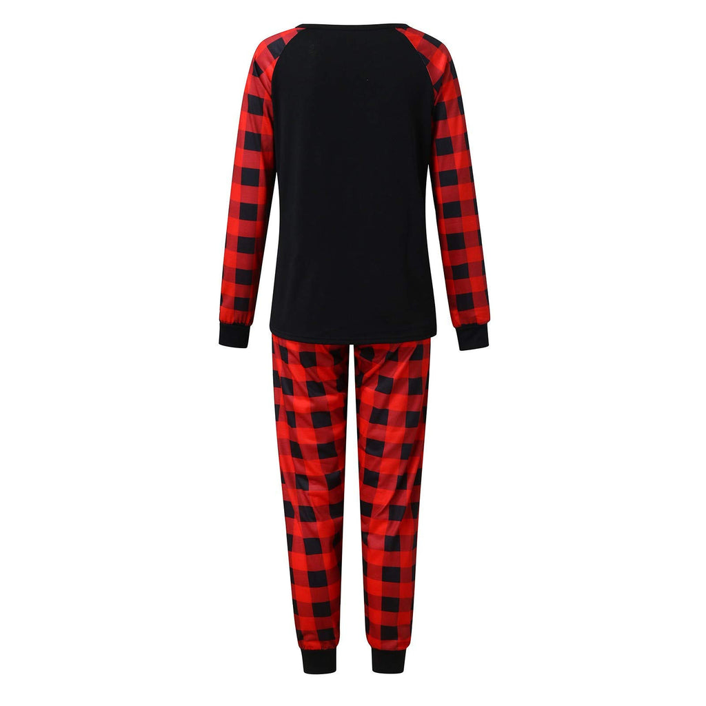 Caricature à manches longues imprimé Pyjamas de Noël Outfit parent-enfant
