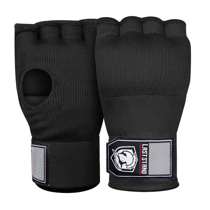 Gel Gants de demi-doigts de boxe Gants de boxe rapide paresseux Bandage de vêtements de garde à main