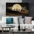 Desert Moon nuit mur d'art poster toile peinture