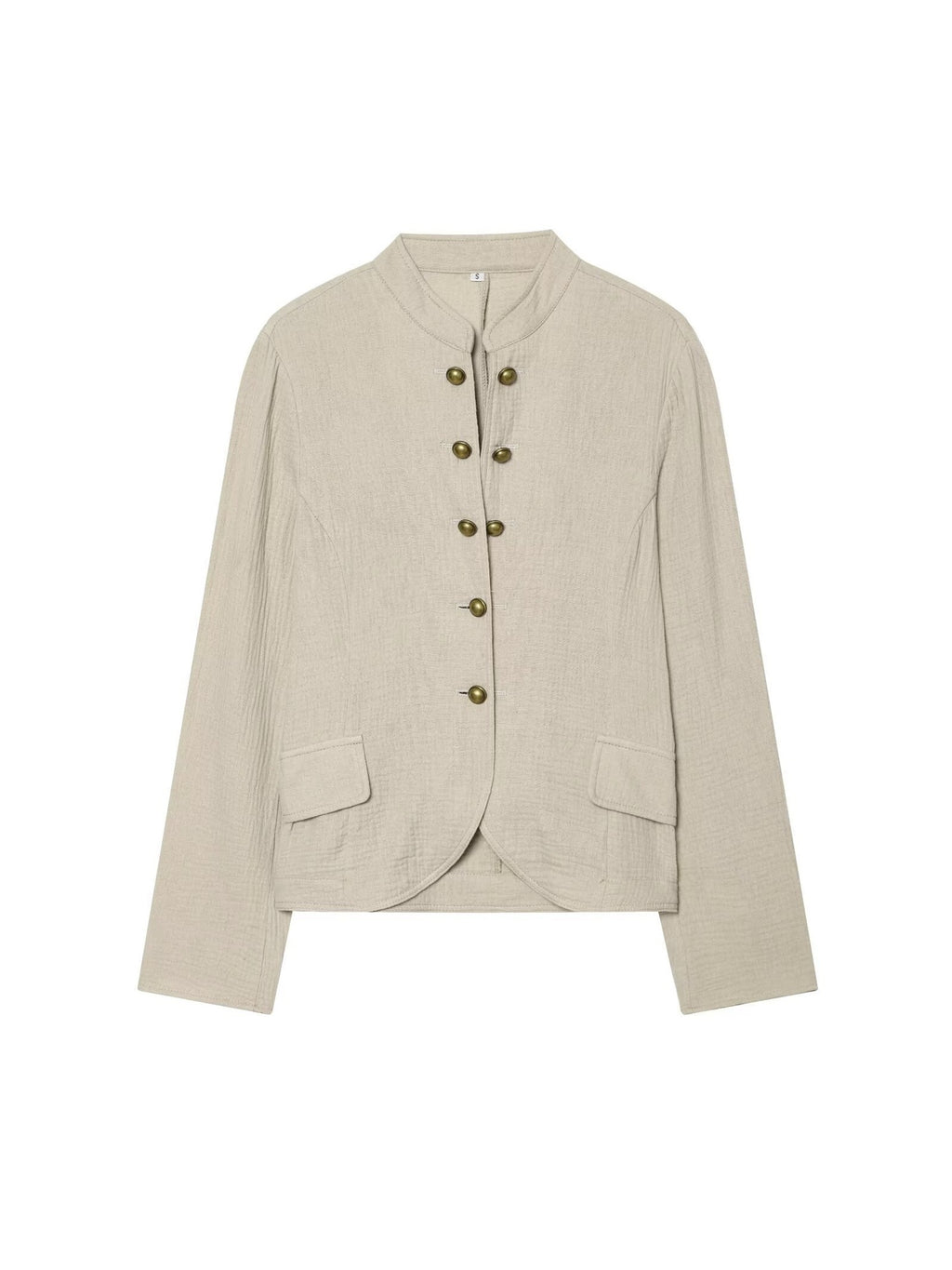 Femmes Buttoned Rustic-style European And American Outerwear