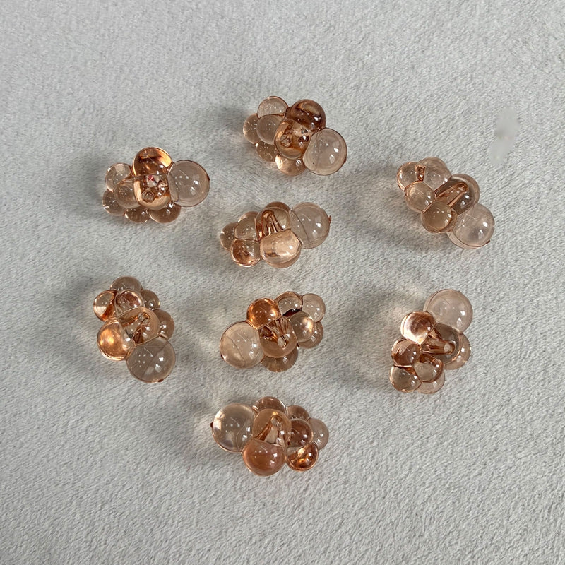 Perles de nuages acryliques translucides
