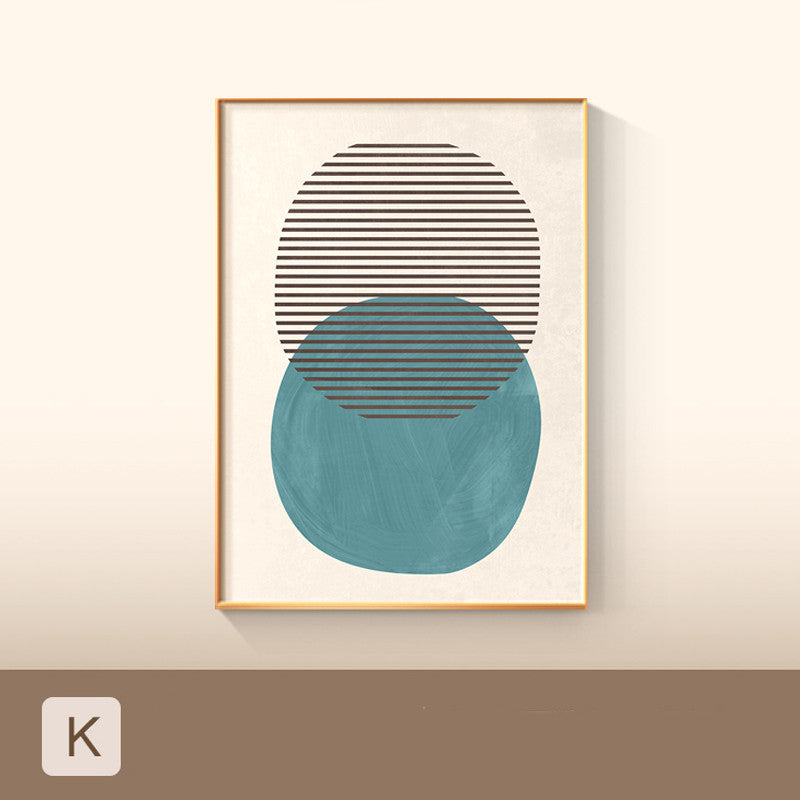 Minimaliste coloré affiche géométrique impression toile peinture