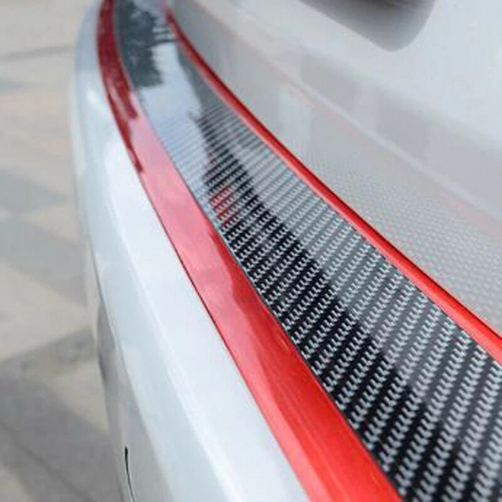 Car modèle de fibre de carbone porte sill décoratif Sticker de protection